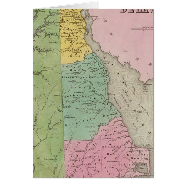 Delaware 7 hälsningskort (Framsidan)