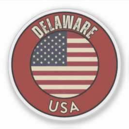 Delaware Amerikas förenta stater Klistermärken