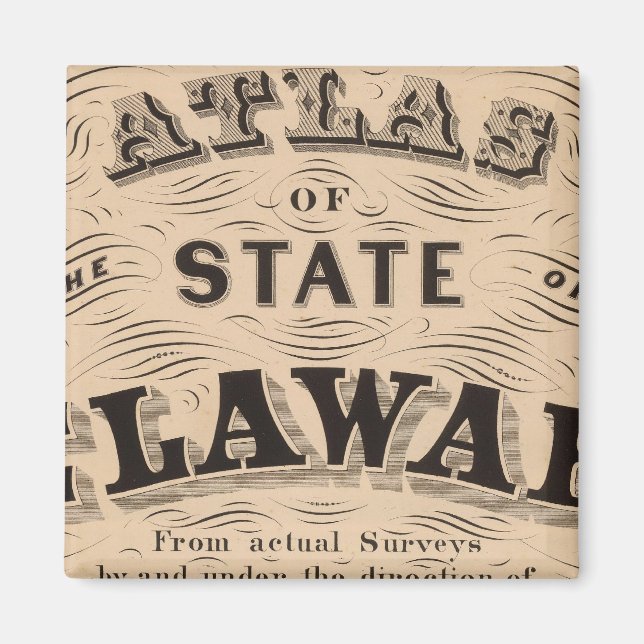 Delaware Atlas Magnet (Framsidan)