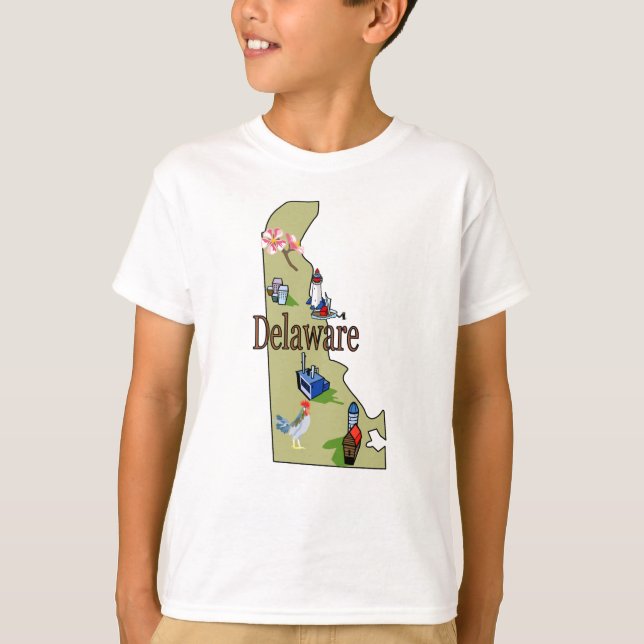 Delaware barnT-tröja T-shirt (Framsida)