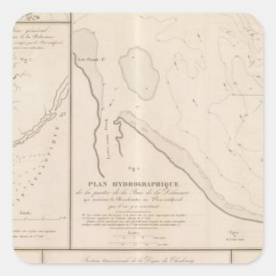 Delaware Bay Fyrkantigt Klistermärke