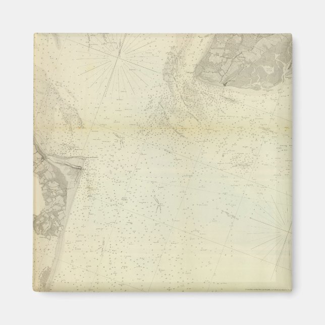 Delaware Bay, River 1 Magnet (Framsidan)