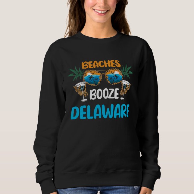 Delaware Beaches Vacation Party Matching T Shirt (Framsida)