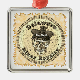 Delaware Biker Julgransprydnad Metall
