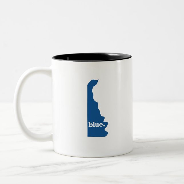 DELAWARE BLÅ STAT Två-Tonad MUGG (Vänster)