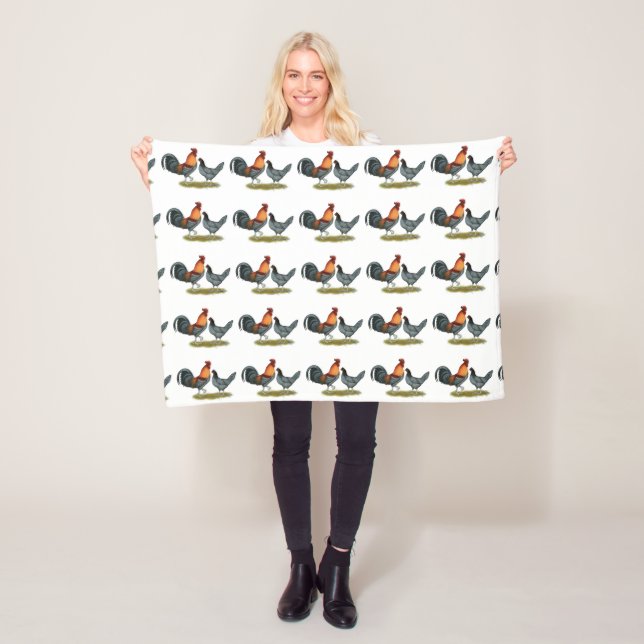 Delaware Blue Hen Fleecefilt (På plats)