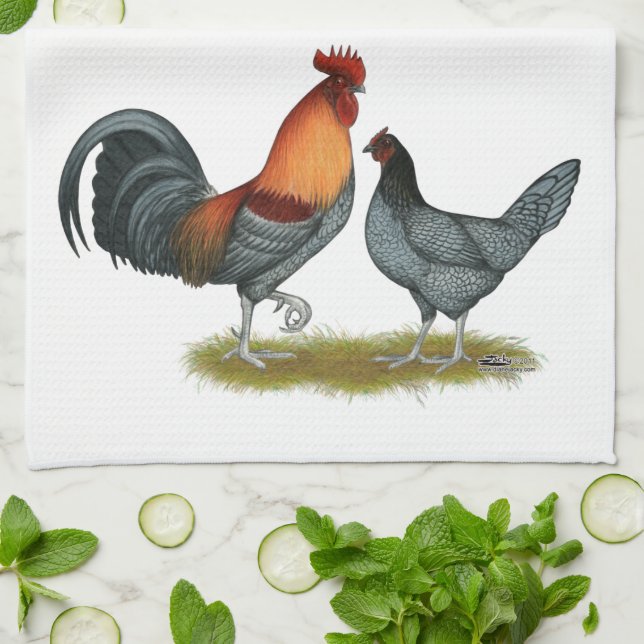 Delaware Blue Hen Kökshandduk (Vikta)