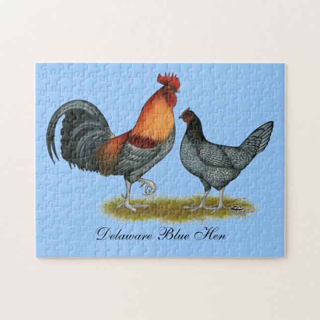 Delaware Blue Hen Pussel (Horisontell)