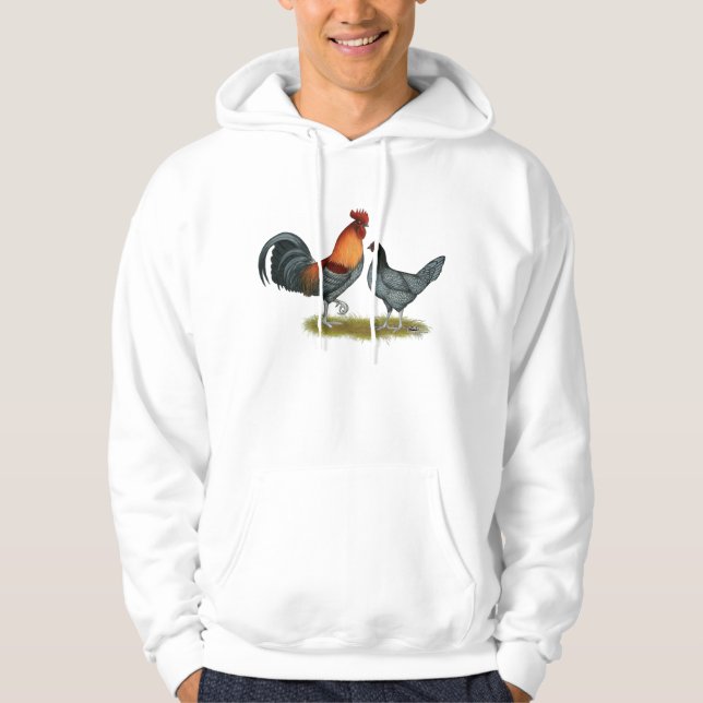 Delaware Blue Hen Sweatshirt Med Luva (Framsida)