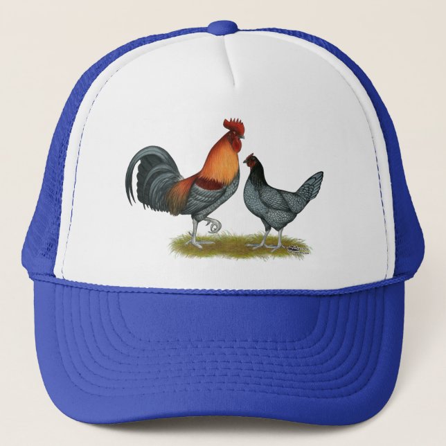 Delaware Blue Hen Truckerkeps (Framsida)