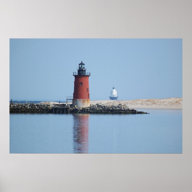 Delaware Breakwater & Harbour of Refuge Lighthouse Poster (Framsidan)