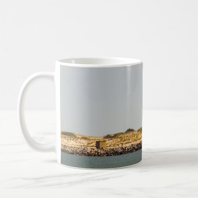 Delaware Breakwater Öster End fyr Kaffemugg (Vänster)
