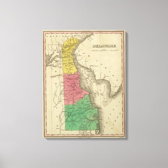 Delaware Canvastryck (Framsida)