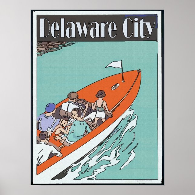 Delaware City, Delaware Poster (Framsidan)