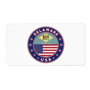 Delaware, Delaware t-shirt, Delaware-dekal Fraktsedel