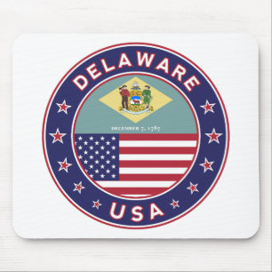 Delaware, Delaware t-shirt, Delaware-dekal Musmatta