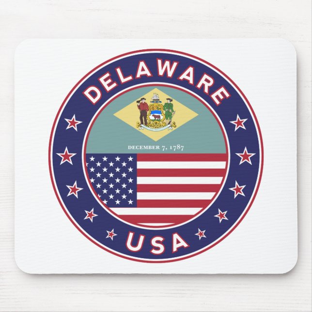 Delaware, Delaware t-shirt, Delaware-dekal Musmatta (Framsidan)
