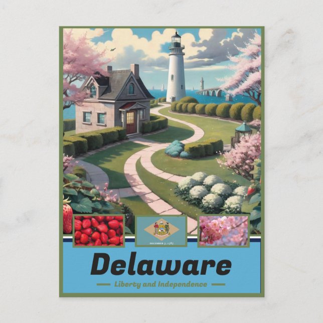 Delaware Dreamscapes: Konstverk Vykort (Framsida)