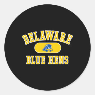 Delaware Fightin'Blue Hens Varsity Team Färg Runt Klistermärke