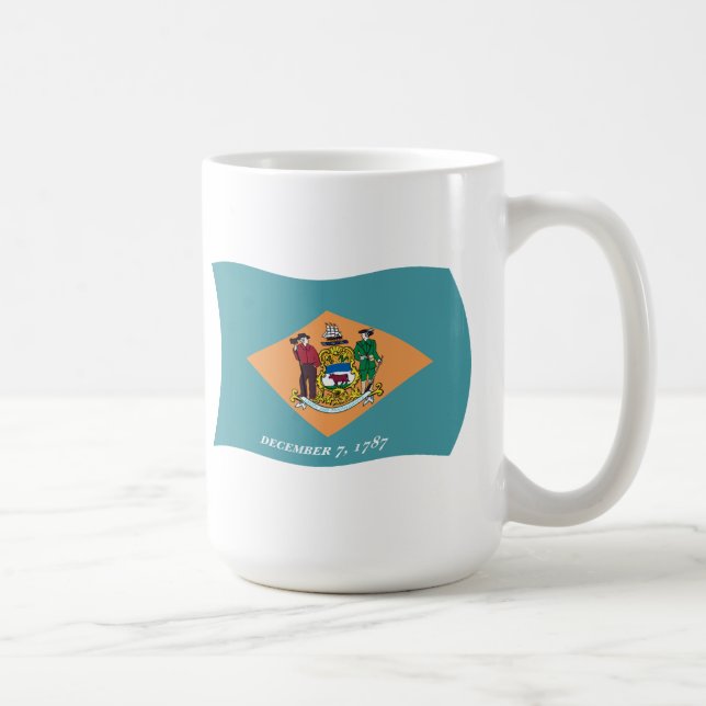 Delaware Flag Mugg (Höger)
