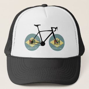 Delaware Flagga Cycling Keps