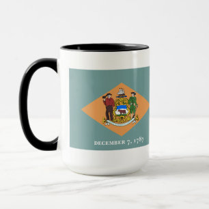 Delaware-Flagga Mugg