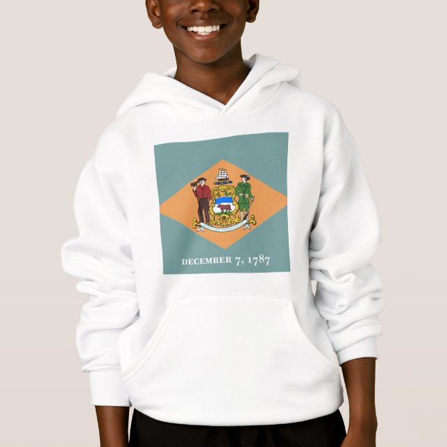 Delaware-Flagga Tee (Framsida)