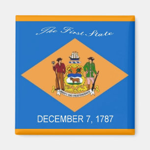 Delaware flaggamagnet magnet