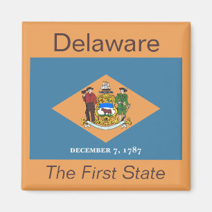 Delaware flaggamagnet magnet