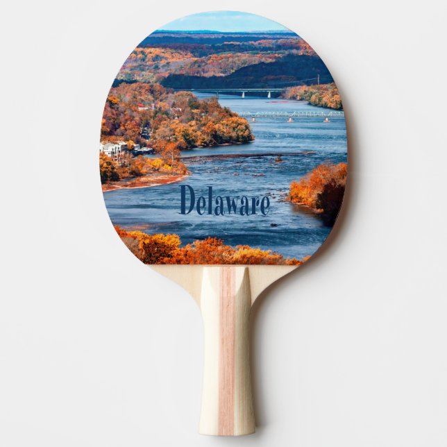 Delaware-floden Höst löv Pingisracket (Framsidan)