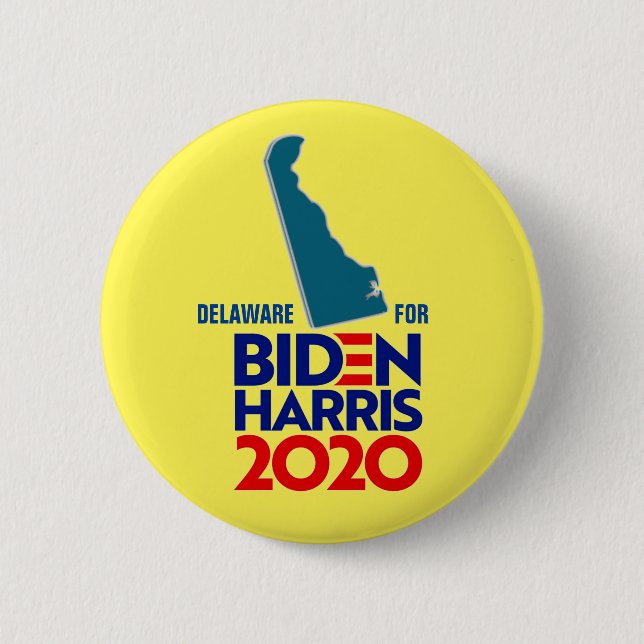 Delaware for Biden Harris 2020 Knapp (Framsida)