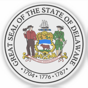 Delaware-förseglingen Klistermärken
