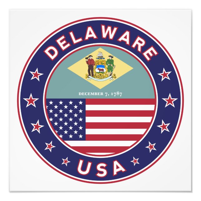 Delaware Fototryck (Framsidan)