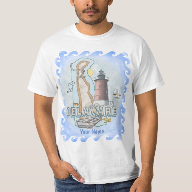 Delaware fyr t-shirt (Framsida)