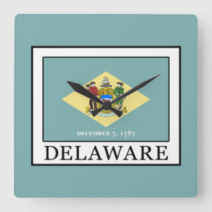 Delaware Fyrkantig Klocka