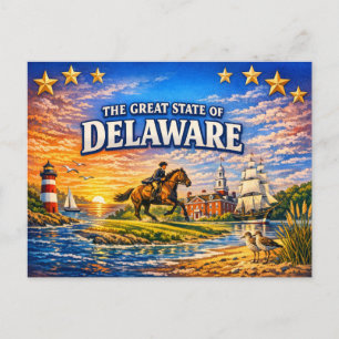Delaware Greetings vykort