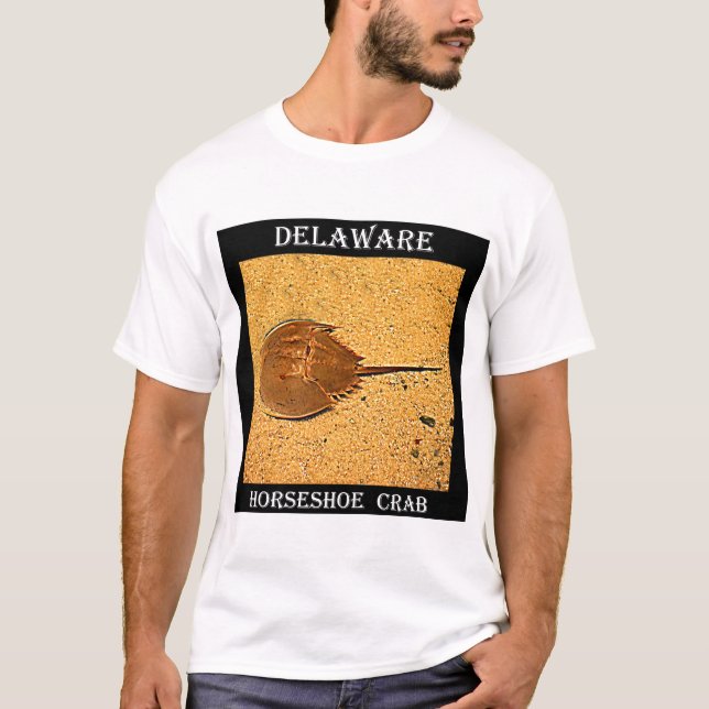 Delaware hästskokrabba tee shirt (Framsida)