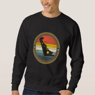 Delaware Hawaii Roots Origine State Karta Retro Lång Ärmad Tröja