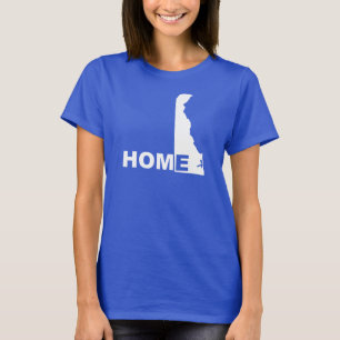 Delaware Hemifrån Från Stat T-Shirt Tees