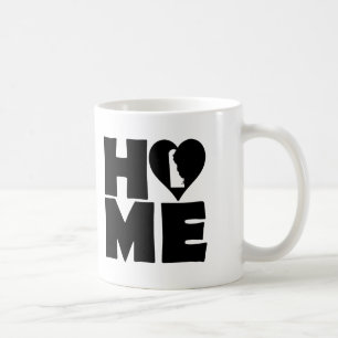 Delaware Home Heart State Mugg eller Resmugg