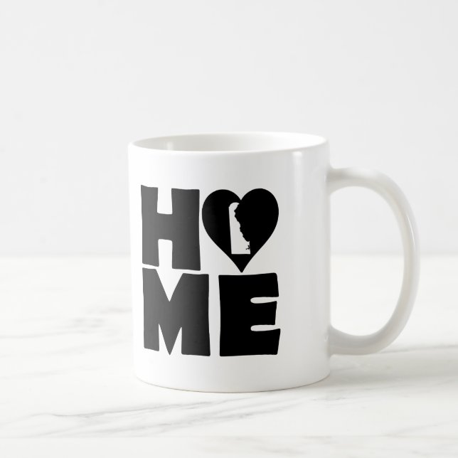Delaware Home Heart State Mugg eller Resmugg (Höger)