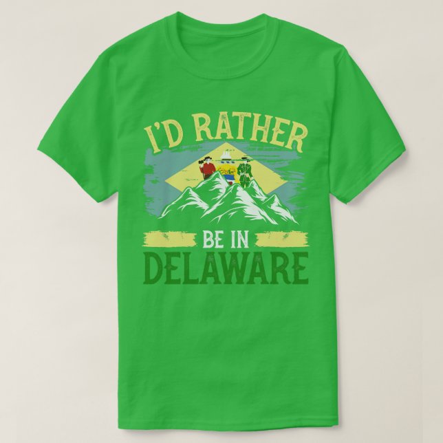 Delaware Home State Souvenir T Shirt (Design framsida)