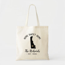 Delaware Home Sweet Home Family Monogram