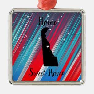 Delaware Home Sweet Home Home Julgransprydnad Metall