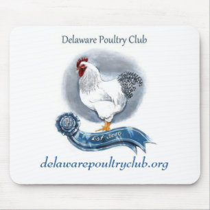 Delaware höna klubbar Mousepad (landskap), Musmatta