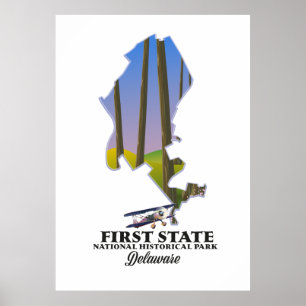 Delaware i första delstatens nationella historiska poster