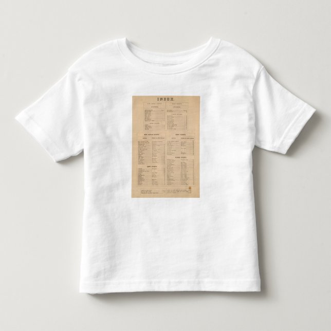 Delaware index tee shirt (Framsida)