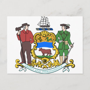Delaware Jackar Arm Vykort