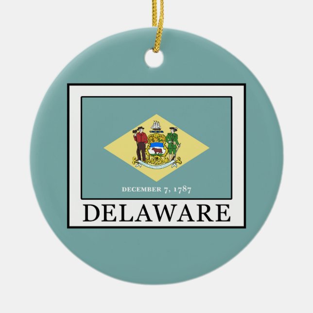 Delaware Julgransprydnad Keramik (Framsidan)