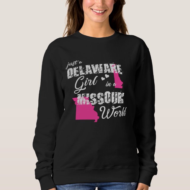Delaware  Just a Delaware girl in a Missouri T Shirt (Framsida)